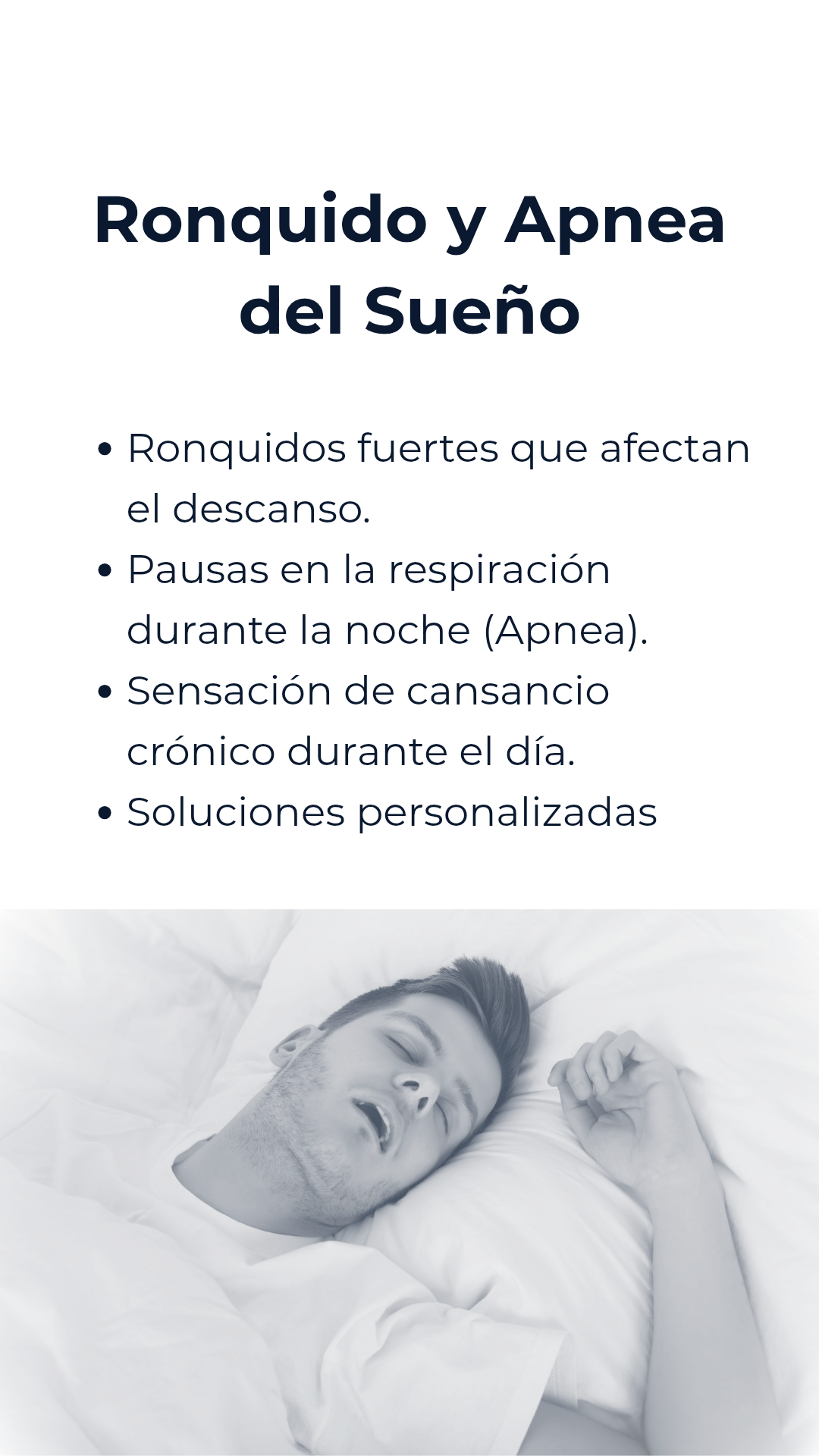 Ronquido y apnea del sueño